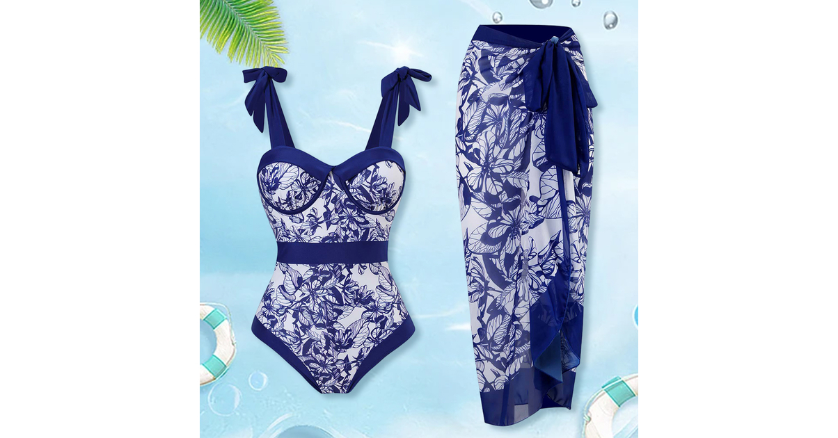 Maillot de bain avec robe assortie hotsell